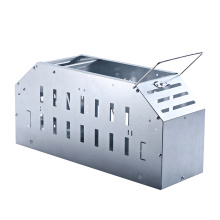 Stainless steel metal live catch mouse trap cage